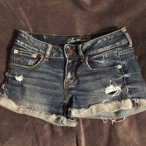 American Eagle super stretch jean shorts